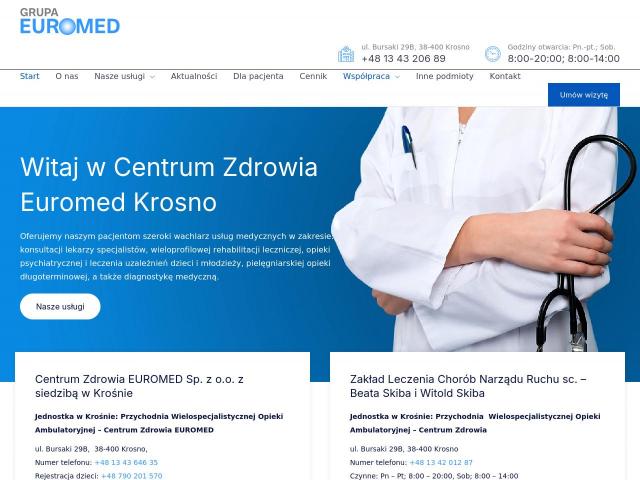 Zobacz Euromed Sp. z o.o. NZOZ. Centrum zdrowia