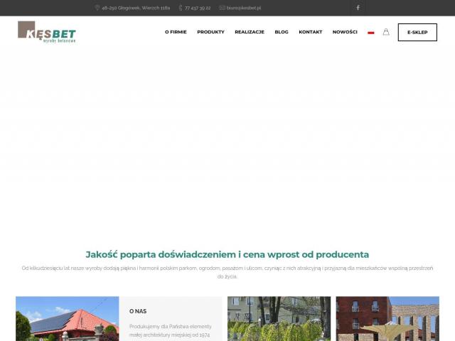 Zobacz KĘSBET Wyroby Betonowe